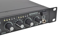 2 Zone Installation Mixer with 6 Stereo Inputs + 2 Mic Inputs